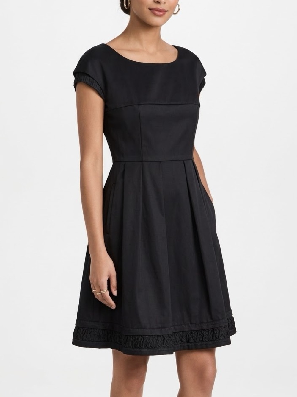 Miu Miu Black Fit & Flare Dress IT 40 (US 4) Pockets Made in Italy